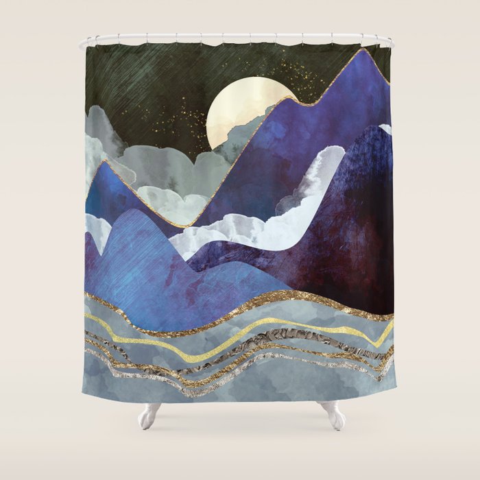 Midnight Shower Curtain Gallery Image 1