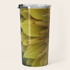 Sunny Disposition x Yellow Dahlia flower botanical photograph Travel Mug Gallery Image 3