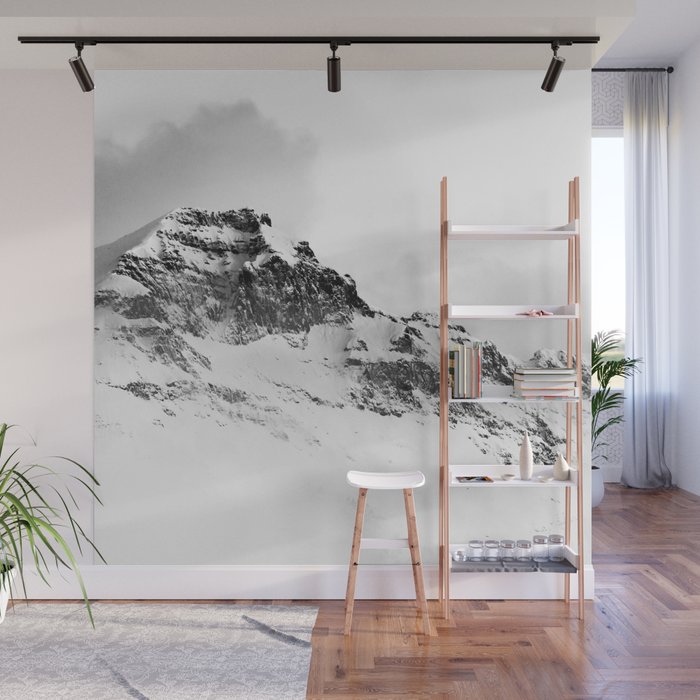 Snowy Peak Wall Mural Gallery Image 1