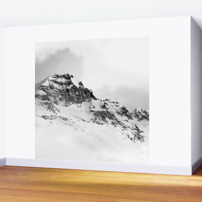 Snowy Peak Wall Mural Gallery Image 2