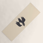 Minimal Blackbird No. 2 Yoga Mat Gallery Image 1