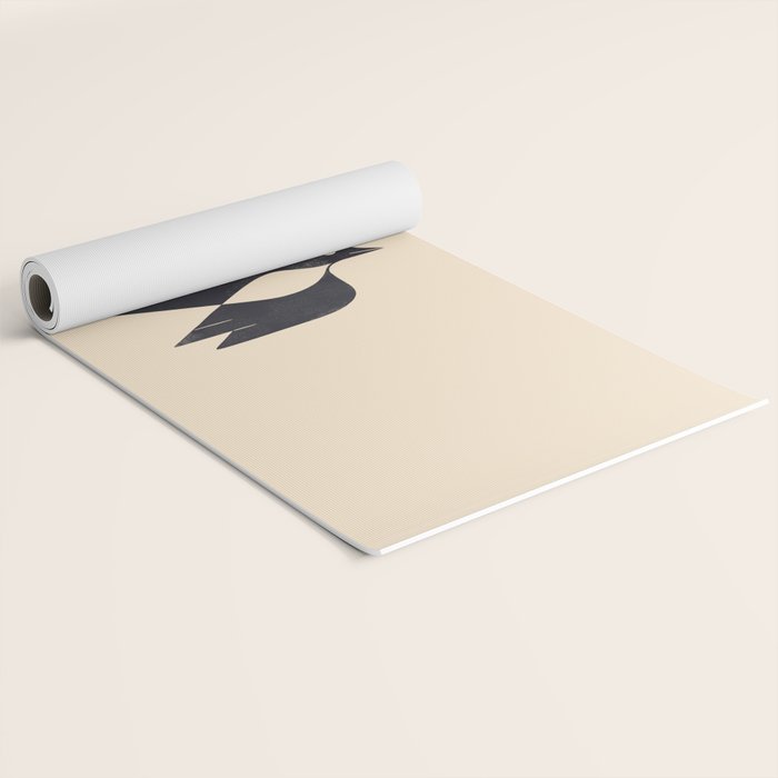 Minimal Blackbird No. 2 Yoga Mat Gallery Image 2