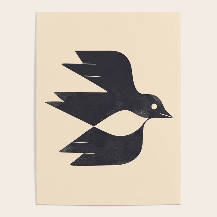 Minimal Blackbird No. 2 Poster Gallery Image 4
