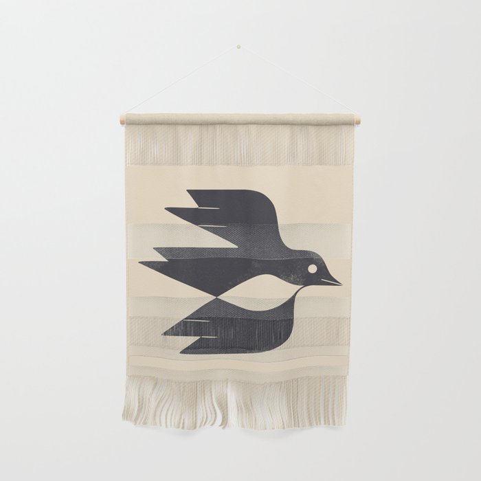 Minimal Blackbird No. 2 Wall Hanging Gallery Image 1