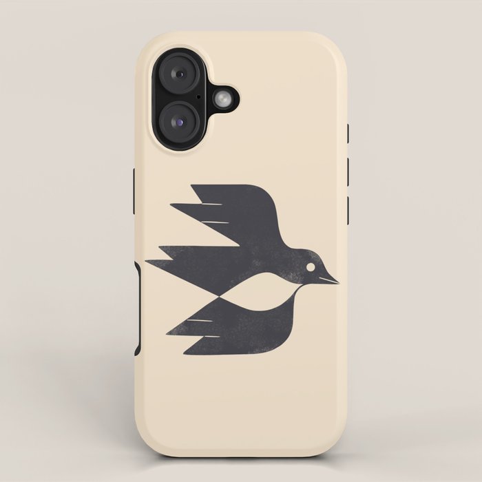 Minimal Blackbird No. 2 iPhone Case Gallery Image 1