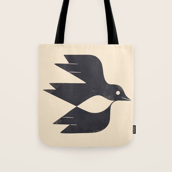 Minimal Blackbird No. 2 Tote Bag Gallery Image 1