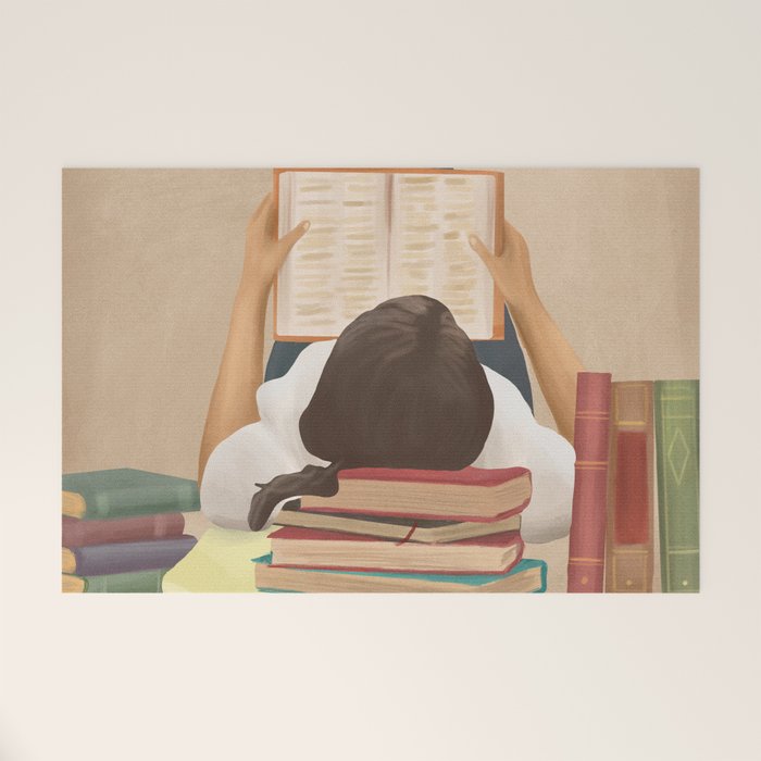 Bookworm Welcome Mat Gallery Image 1