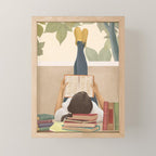 Bookworm Mini Art Print Gallery Image 1