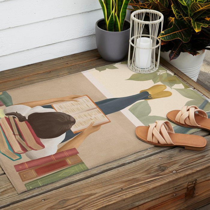 Bookworm Outdoor Rug Gallery Image 2