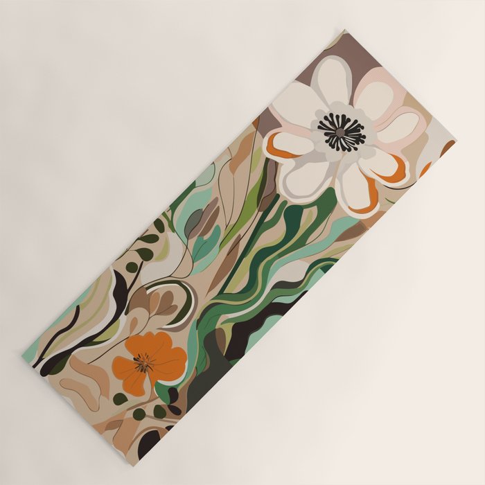 Seattle Flower Market Print Yoga Mat Gallery Image 1