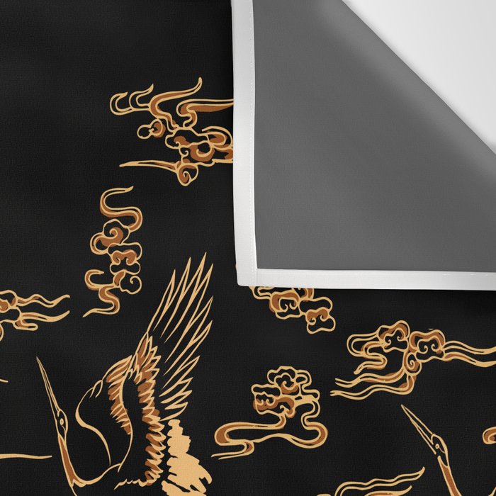 Crane and clouds Wall Tapestry Gallery Image 3
