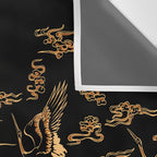 Crane and clouds Wall Tapestry Gallery Image 3