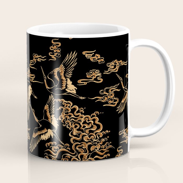 Crane and clouds Coffee Mug Gallery Image 1