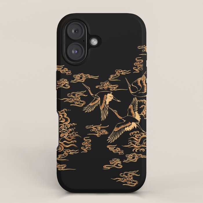 Crane and clouds iPhone Case Gallery Image 1