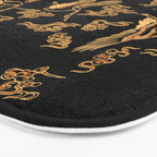 Crane and clouds Bath Mat Gallery Image 3