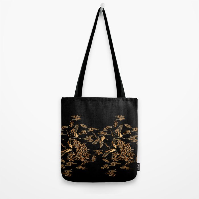 Crane and clouds Tote Bag Gallery Image 2
