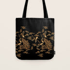 Crane and clouds Tote Bag Gallery Image 1