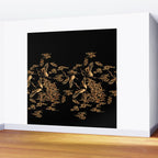 Crane and clouds Wall Mural Gallery Image 2