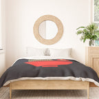 Ramen Minimal - Black Duvet Cover Gallery Image 3