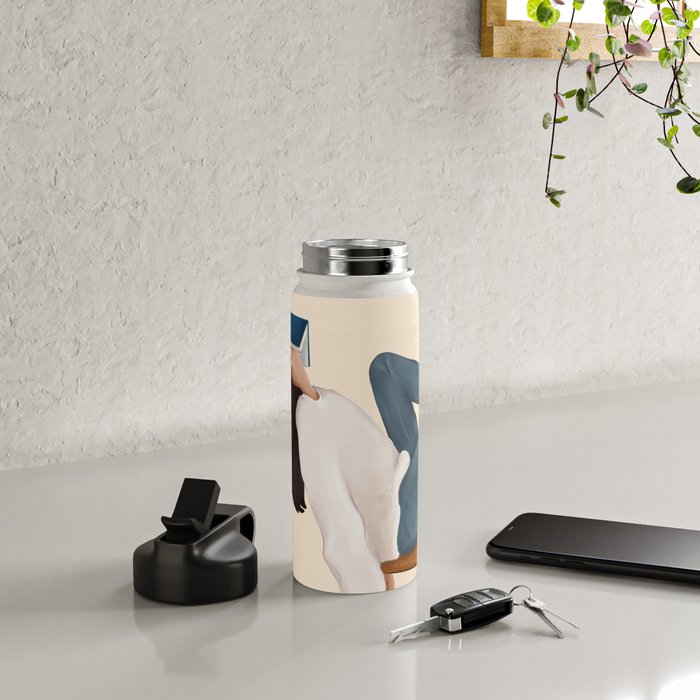 Lost in my books Water Bottle Gallery Image 4