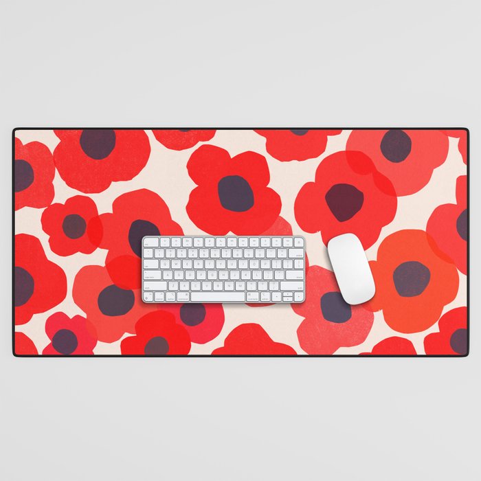 poppy 7 Desk Mat Gallery Image 1