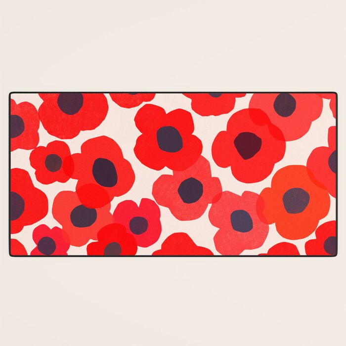 poppy 7 Desk Mat Gallery Image 3