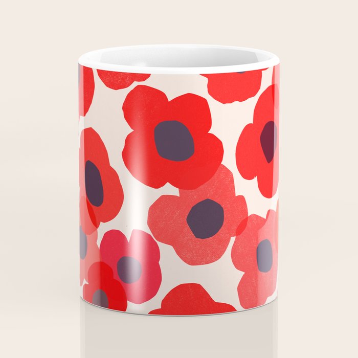 poppy 7 Coffee Mug Gallery Image 4