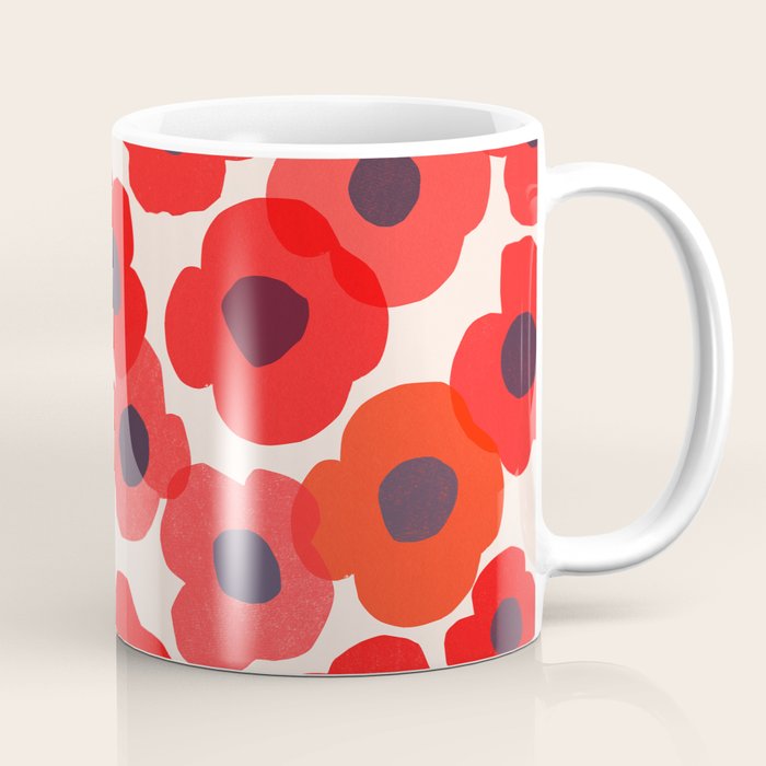 poppy 7 Coffee Mug Gallery Image 1