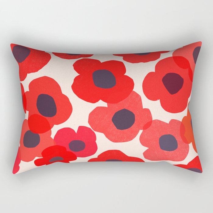 poppy 7 Rectangular Pillow Gallery Image 2