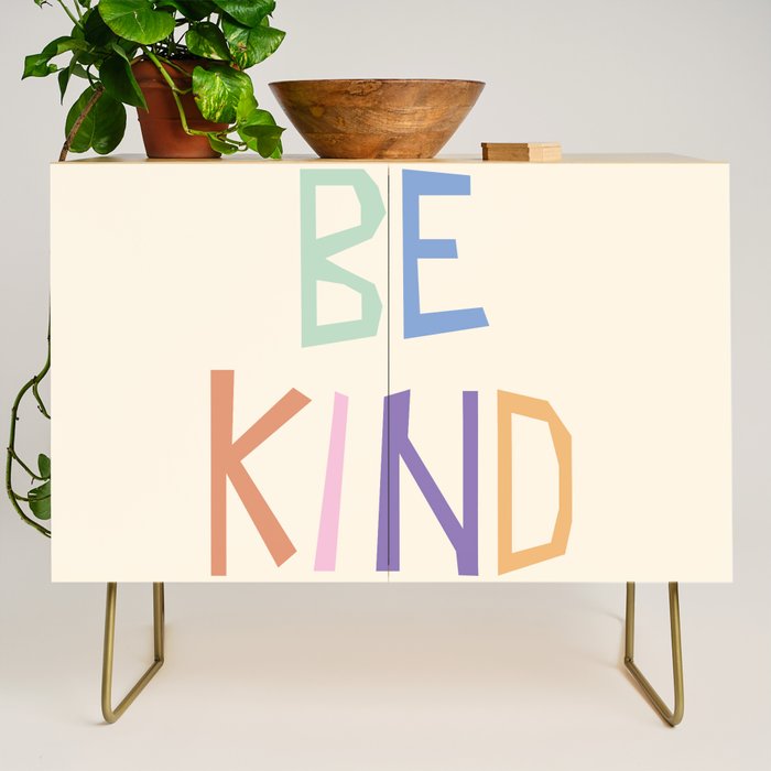 Be kind pastel colors Credenza Gallery Image 1