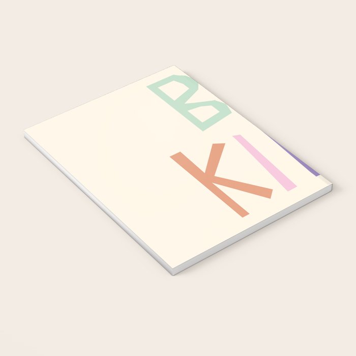 Be kind pastel colors Notebook Gallery Image 3