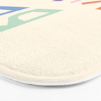 Be kind pastel colors Bath Mat Gallery Image 3