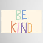 Be kind pastel colors Tablecloth Gallery Image 2