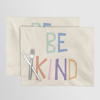 Be kind pastel colors Placemat Gallery Image 1