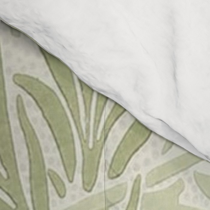 William Morris Larkspur Green Olive Lilac Comforter Gallery Image 4