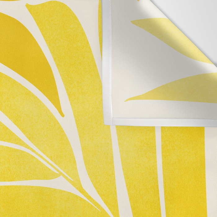 Mid Mod Vines in Yellow Wall Tapestry Gallery Image 3