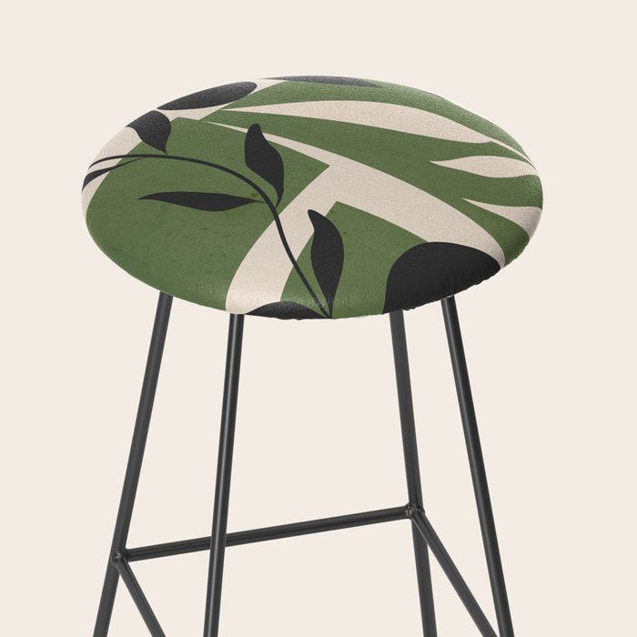 Abstract Foliage 4 Stool Gallery Image 2