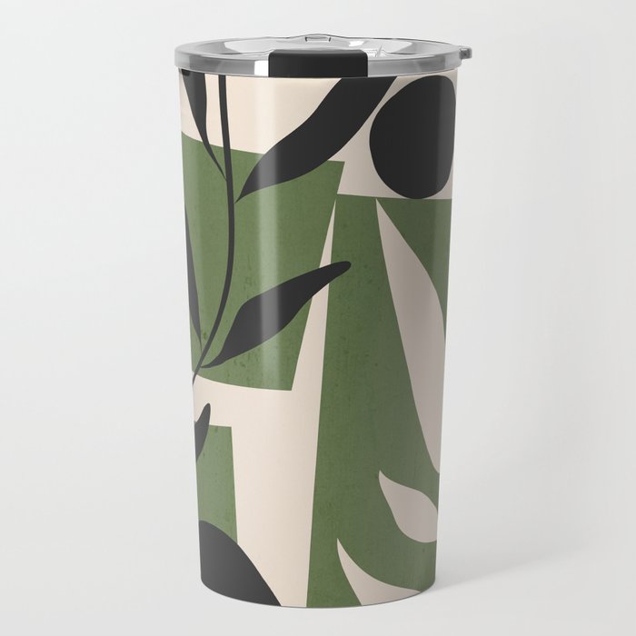 Abstract Foliage 4 Travel Mug Gallery Image 1