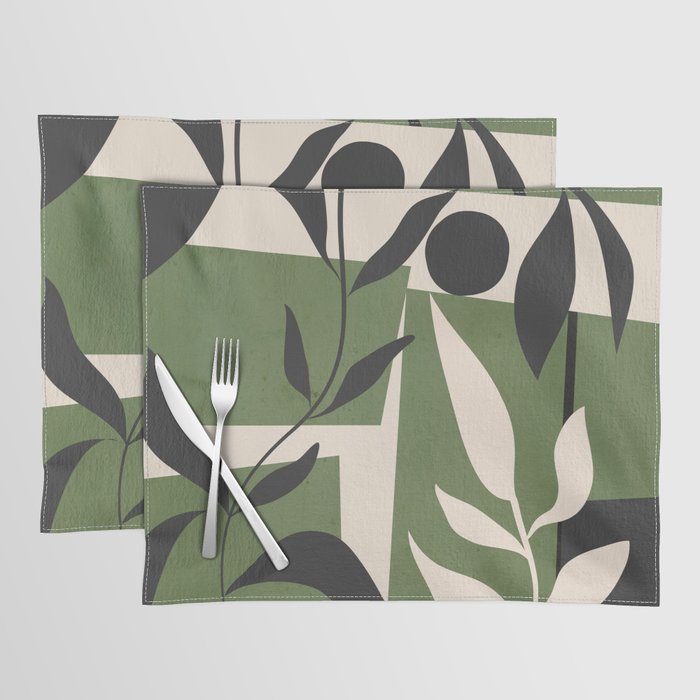 Abstract Foliage 4 Placemat Gallery Image 1
