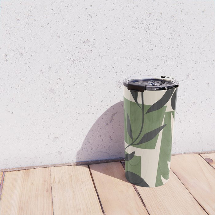 Abstract Foliage 4 Travel Mug Gallery Image 4