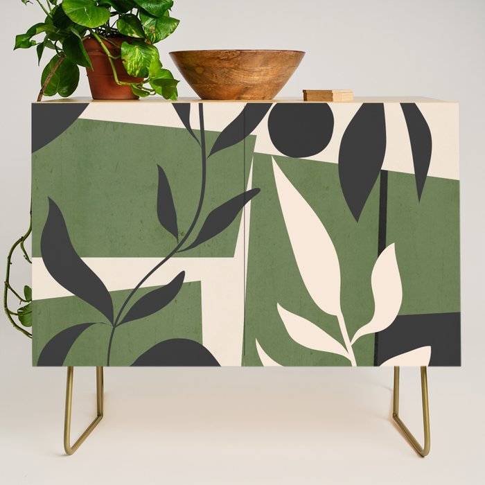 Abstract Foliage 4 Credenza Gallery Image 1