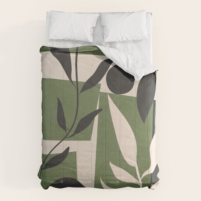 Abstract Foliage 4 Comforter Gallery Image 1