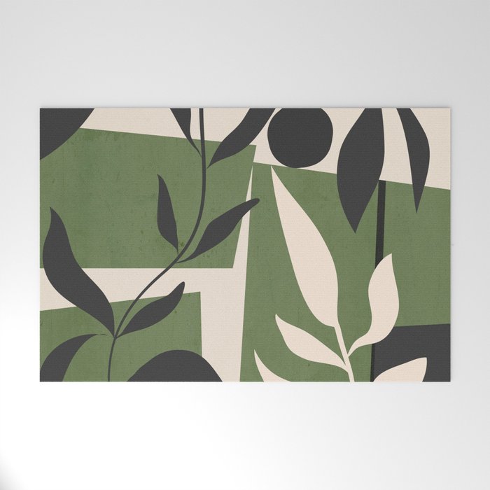 Abstract Foliage 4 Welcome Mat Gallery Image 1