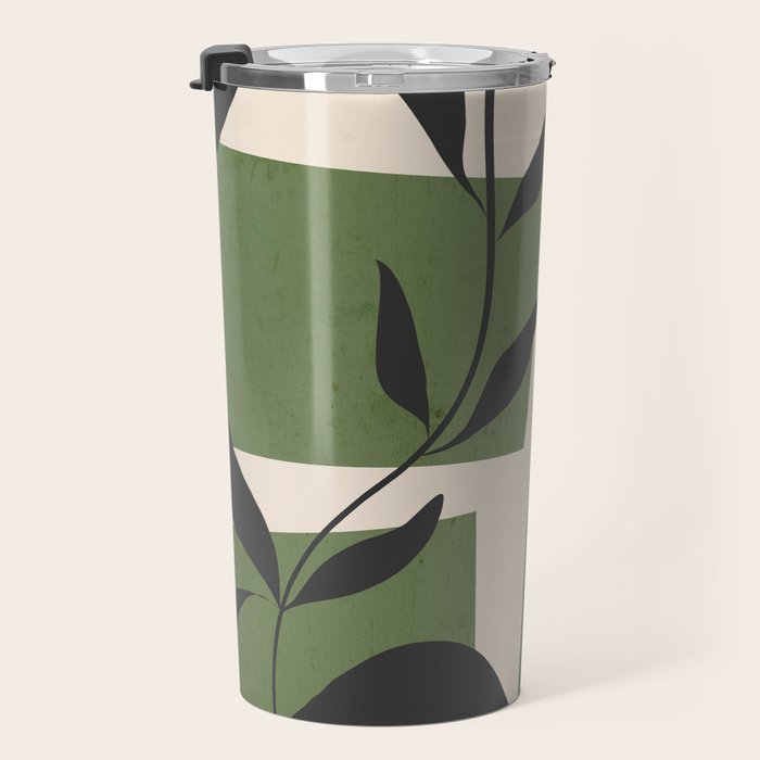 Abstract Foliage 4 Travel Mug Gallery Image 3