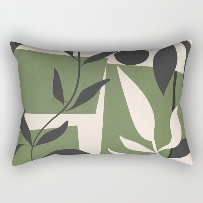 Abstract Foliage 4 Rectangular Pillow Gallery Image 2