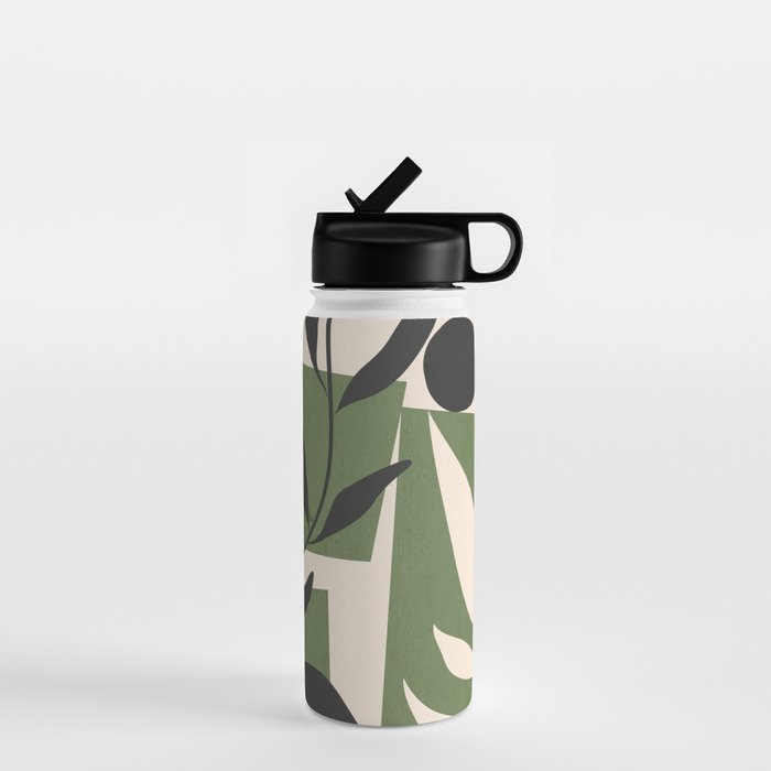 Abstract Foliage 4 Water Bottle Gallery Image 1