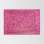 Vintage Iran Rug Bright Pink Rug Gallery Image 2