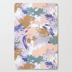 Abstract brush stroke madness Cutting Board Gallery Image 1