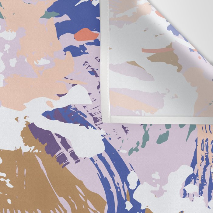 Abstract brush stroke madness Wall Tapestry Gallery Image 3