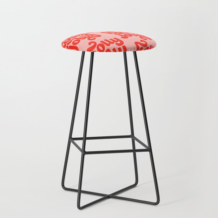 Holly Jolly Pattern Stool Gallery Image 1